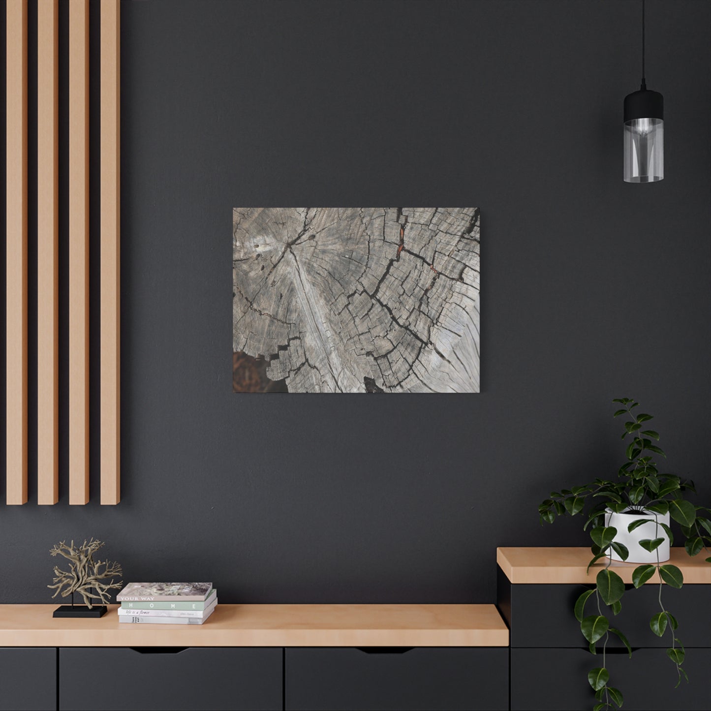 Cracked Memories - Unique Frameless Canvas Wall Art