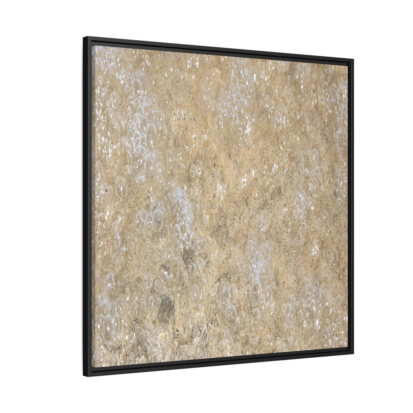 Bubbling Sand - Unique Stretched Canvas Wall Art
