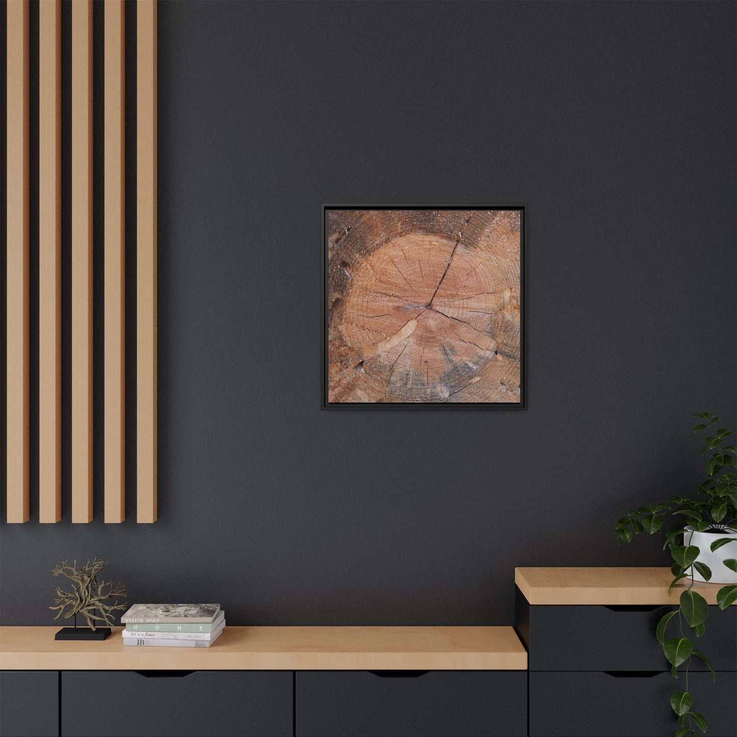 Concentric Memories - Unique Stretched Canvas Wall Art