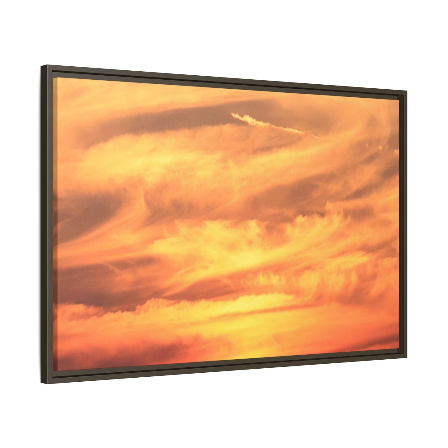 Burning Skies - Unique Stretched Canvas Wall Art