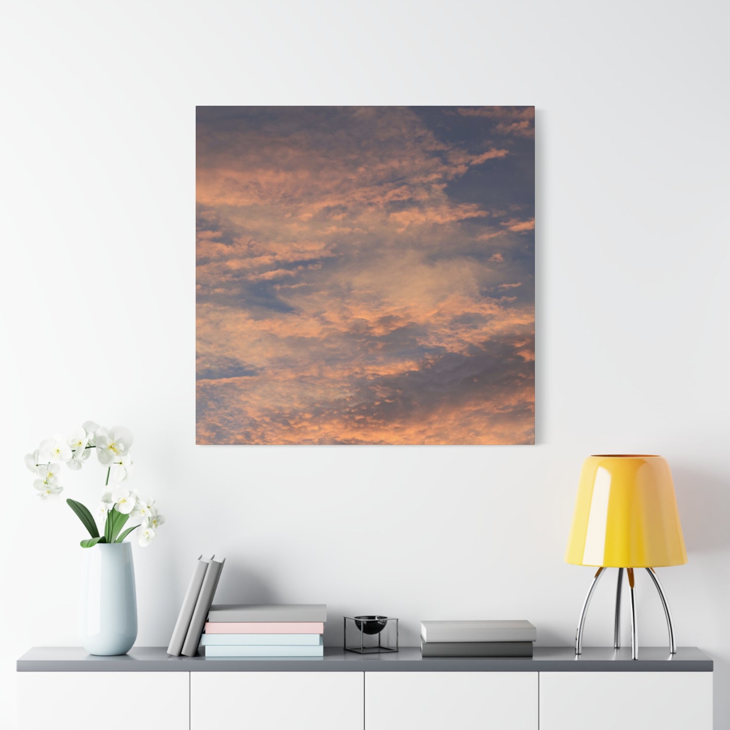 Sunset's Whispers - Unique Frameless Canvas Wall Art