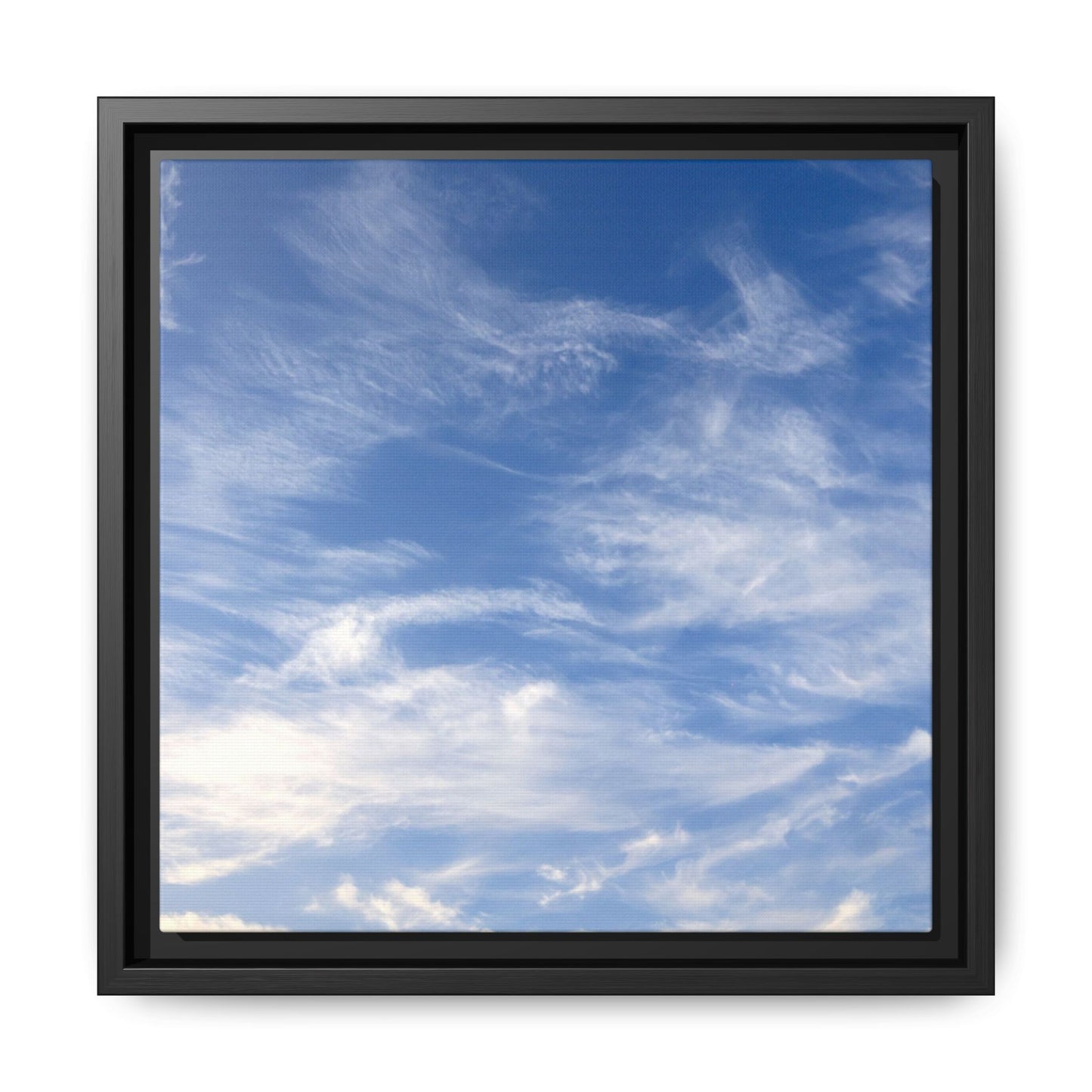 Ethereal Blue Tapestry - Unique Stretched Canvas Wall Art