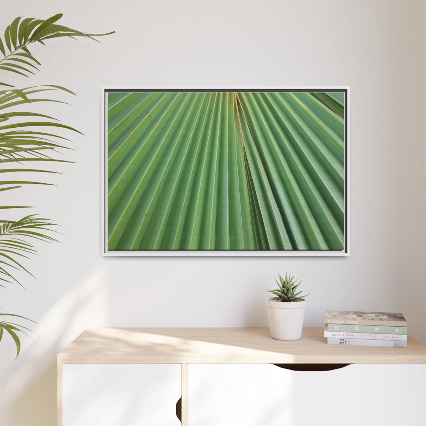 Verdant Veins - Unique Stretched Canvas Wall Art