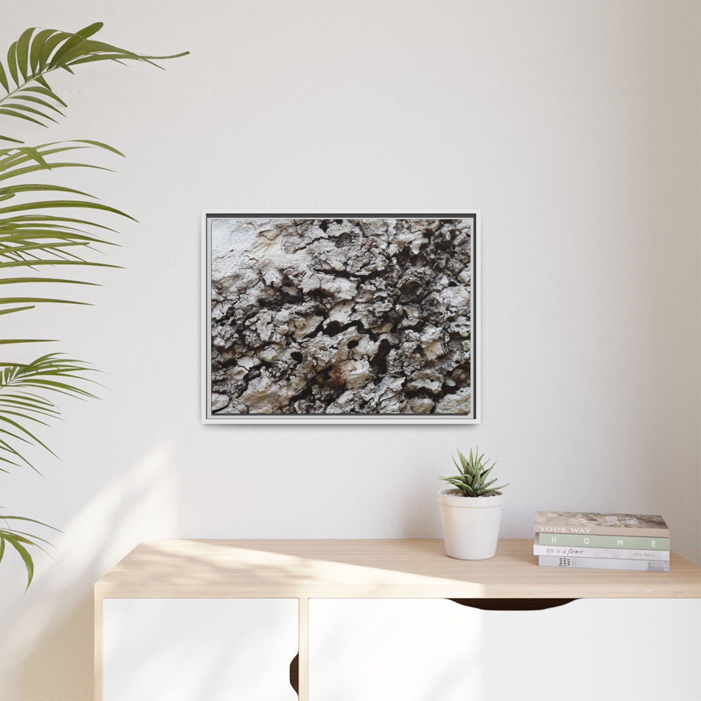 Cracked Terrain - Unique Stretched Canvas Wall Art
