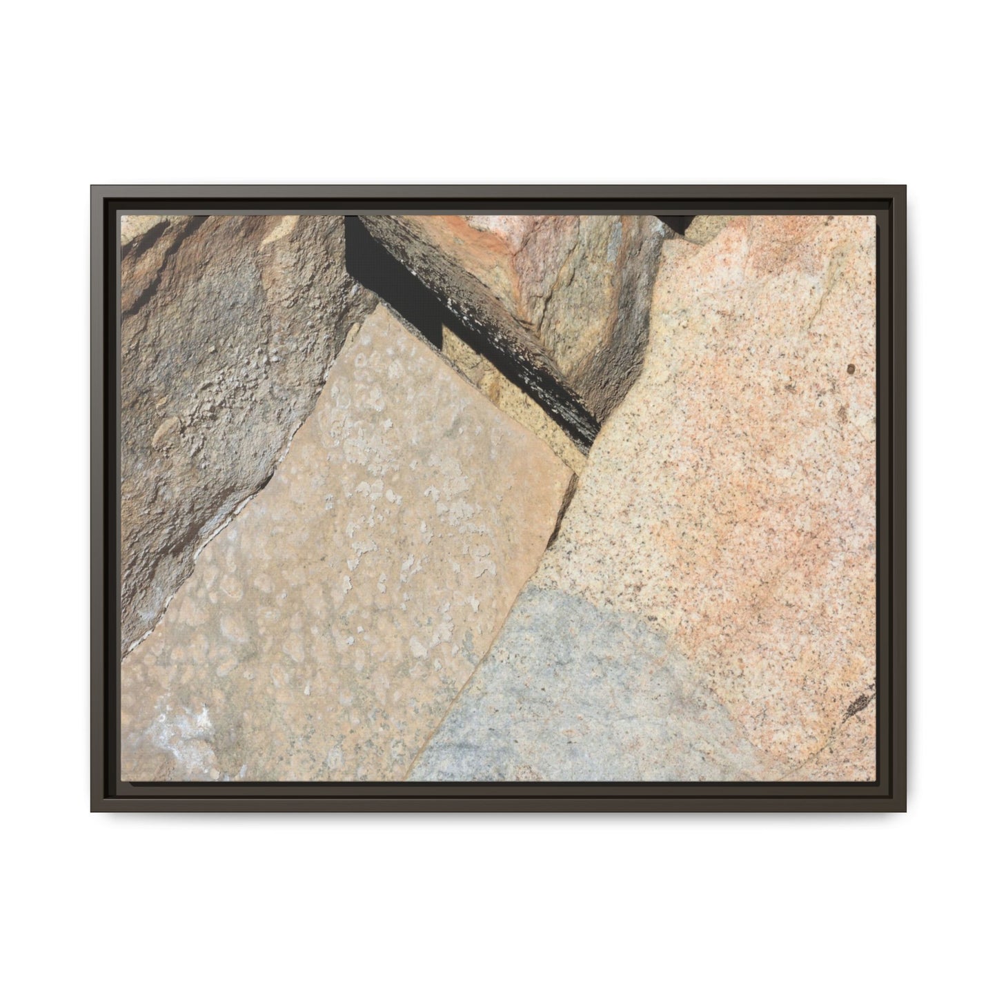 Rock Fragment - Unique Stretched Canvas Wall Art