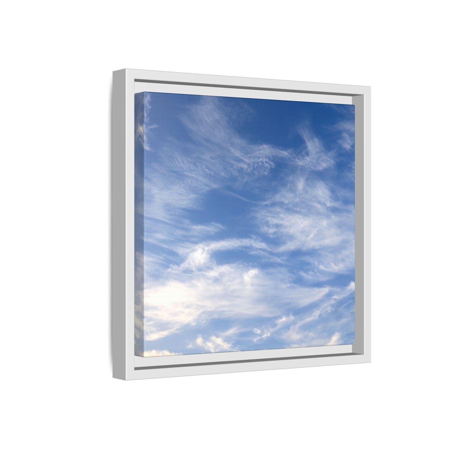 Ethereal Blue Tapestry - Unique Stretched Canvas Wall Art