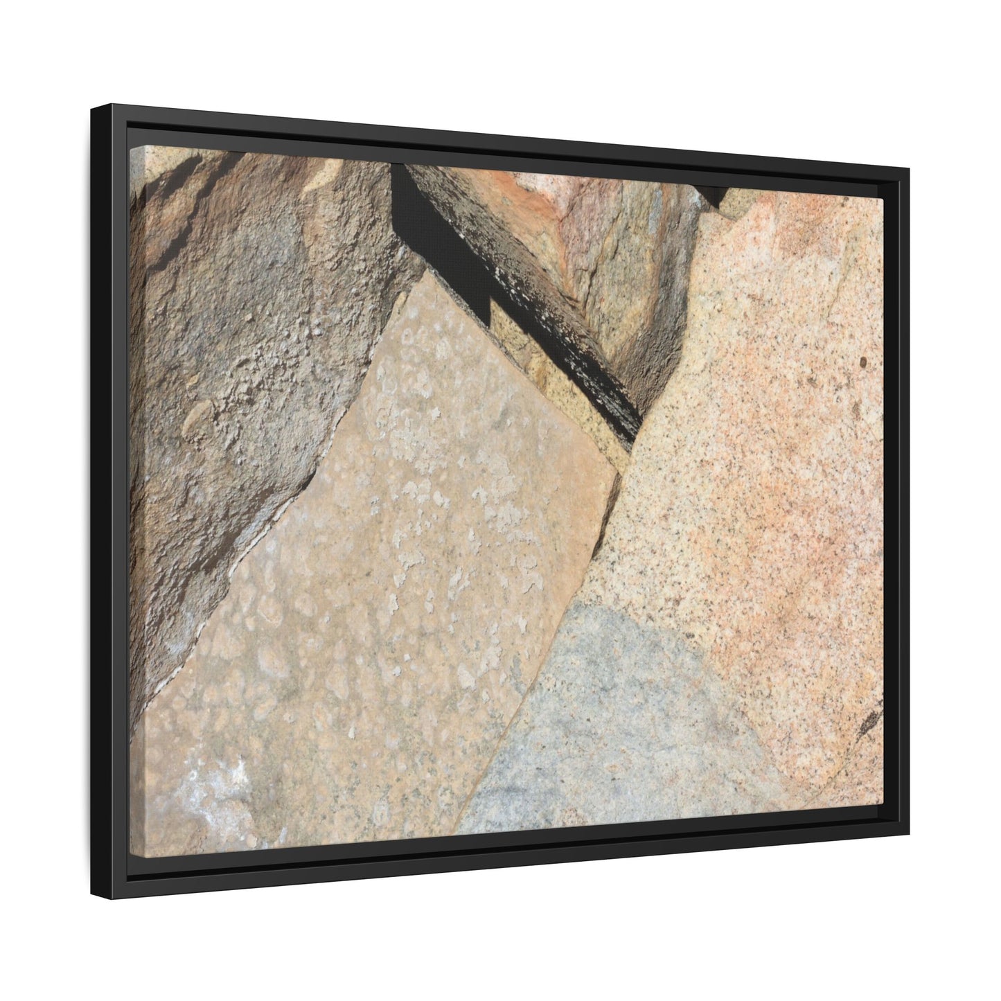 Rock Fragment - Unique Stretched Canvas Wall Art