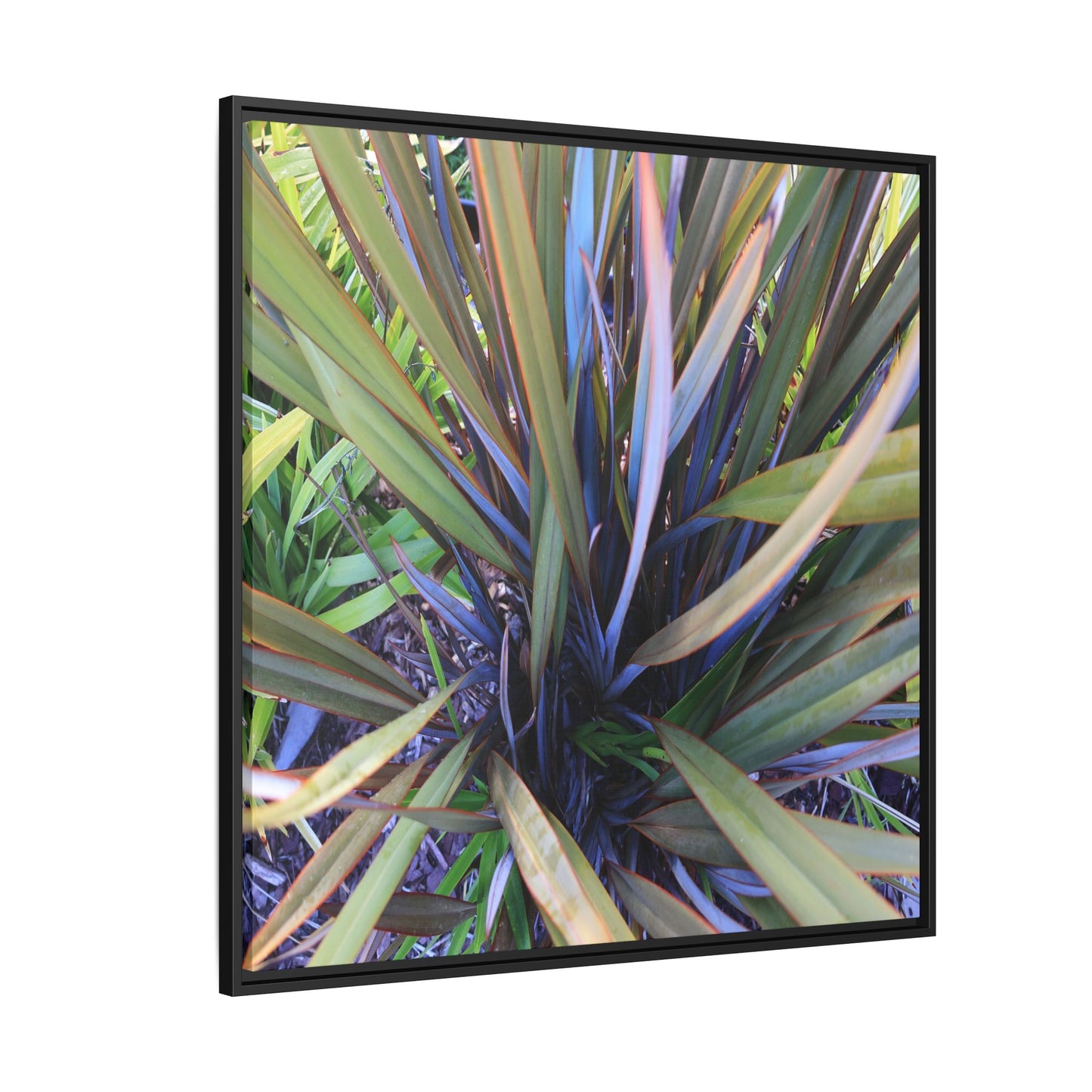 Radiant Leaves - Unique Stretched Canvas Wall Art