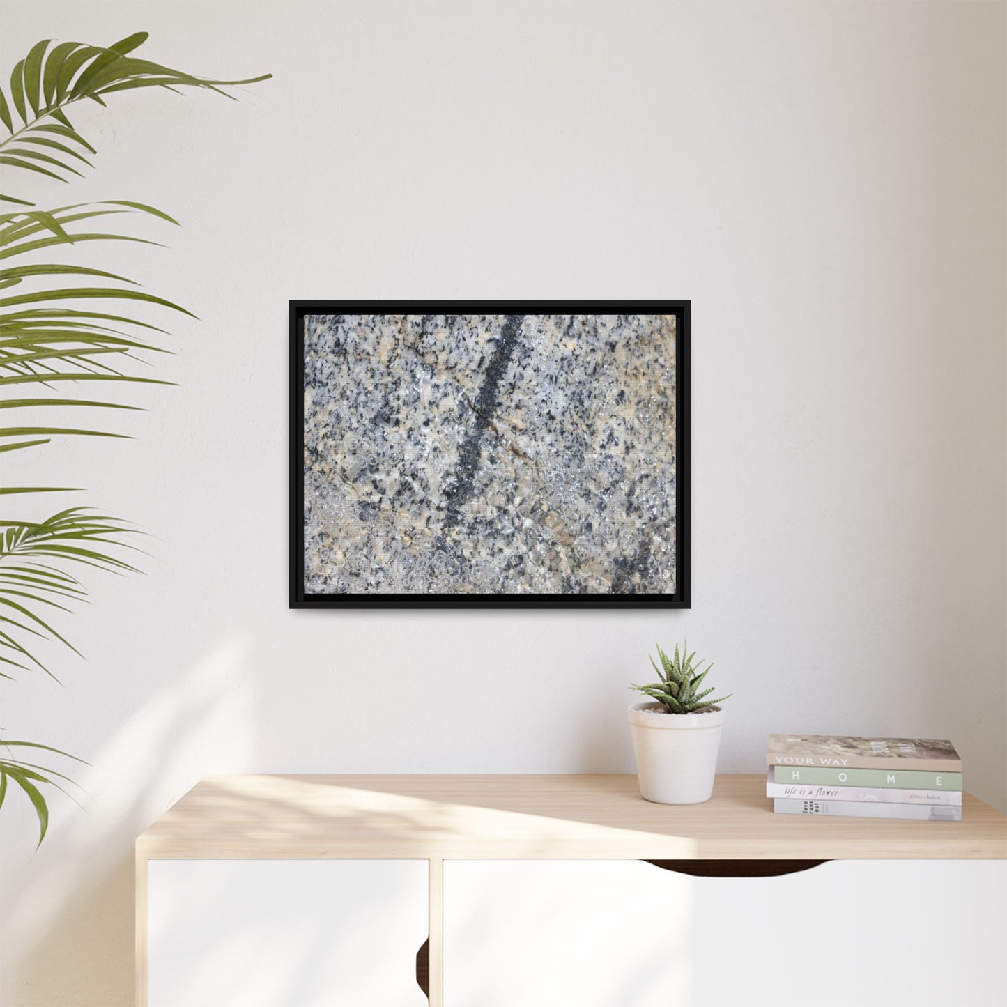 Granite Bubbles - Unique Stretched Canvas Wall Art