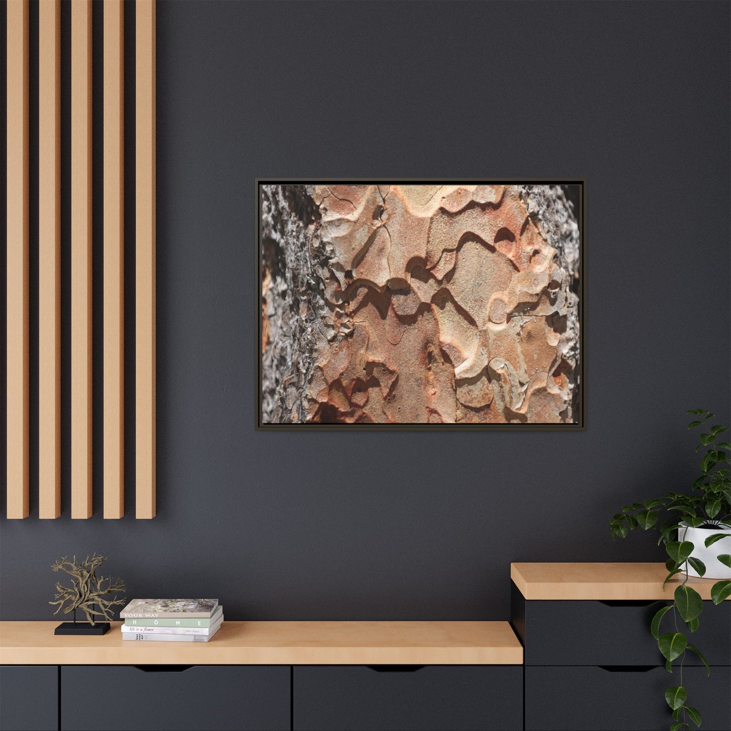 Rust and Stone - Unique Stretched Canvas Wall Art