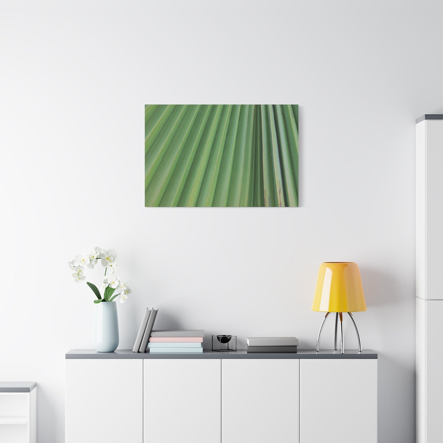 Palm Pulse - Unique Frameless Canvas Wall Art