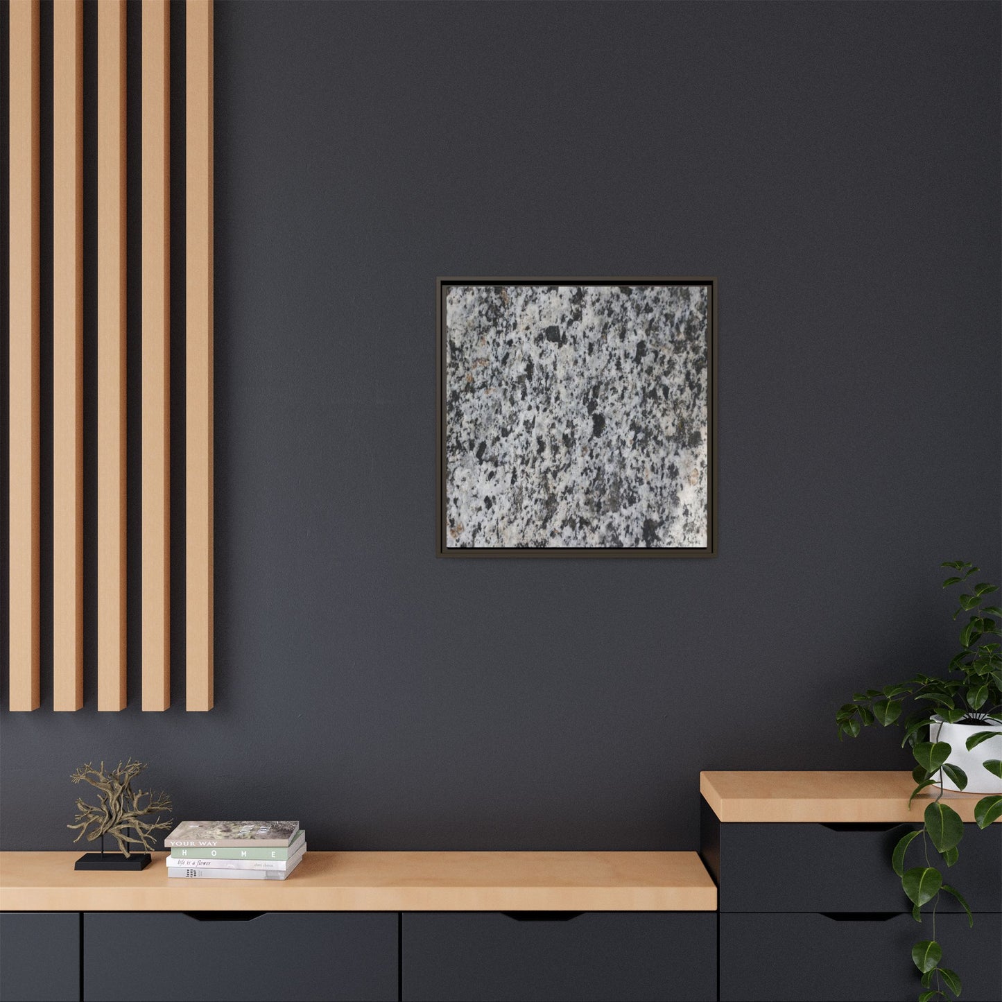 Granite Song - Unique Stretched Canvas Wall Art