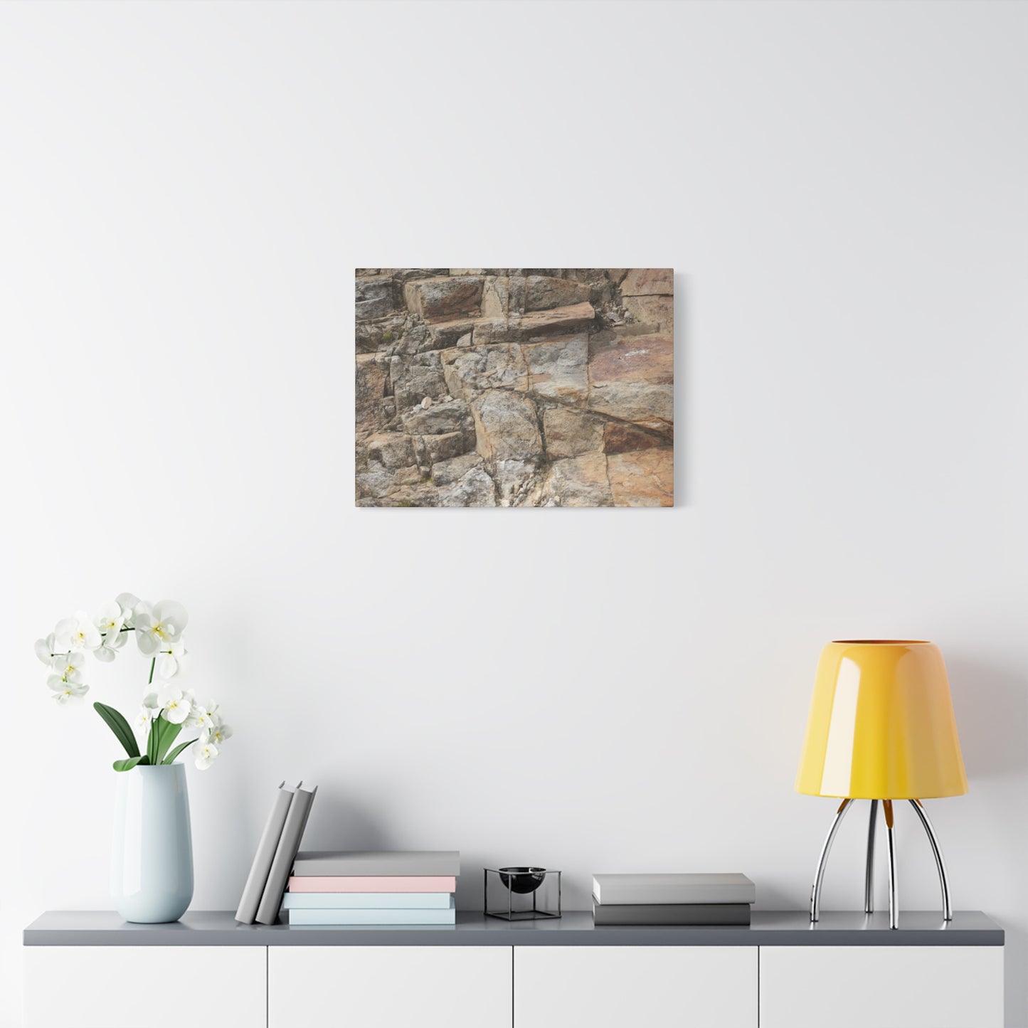 Stone Memories - Unique Frameless Canvas Wall Art