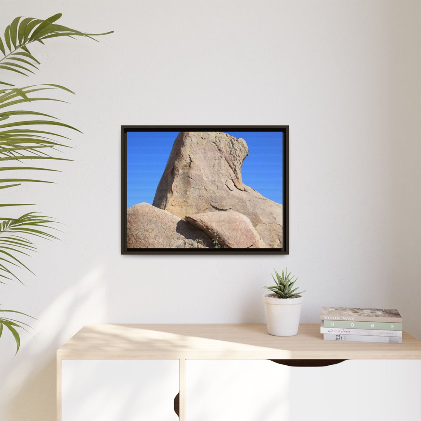 Rocky Sentinel - Unique Stretched Canvas Wall Art