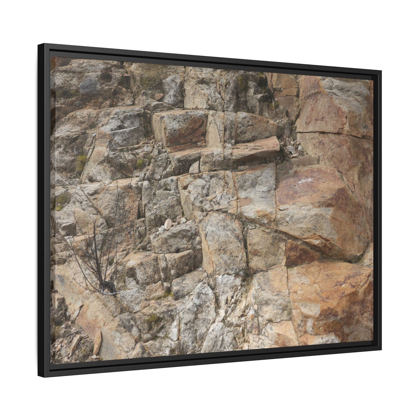 Sandstone Symphony - Unique Stretched Canvas Wall Art