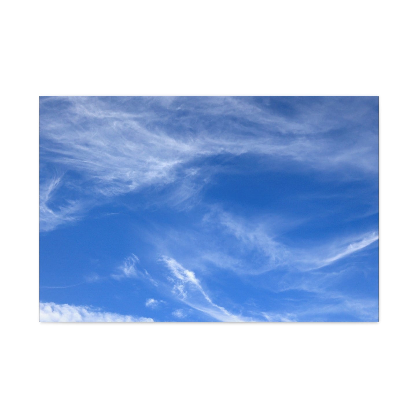 Sky's Ethereal Dance - Unique Frameless Canvas Wall Art