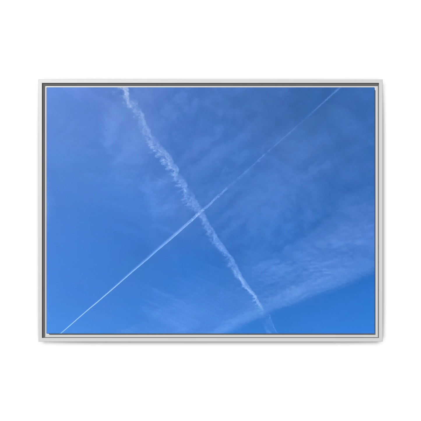 Sky Crossroads - Unique Stretched Canvas Wall Art