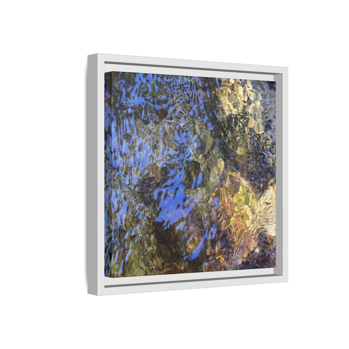 Aquatic Kaleidoscope - Unique Stretched Canvas Wall Art