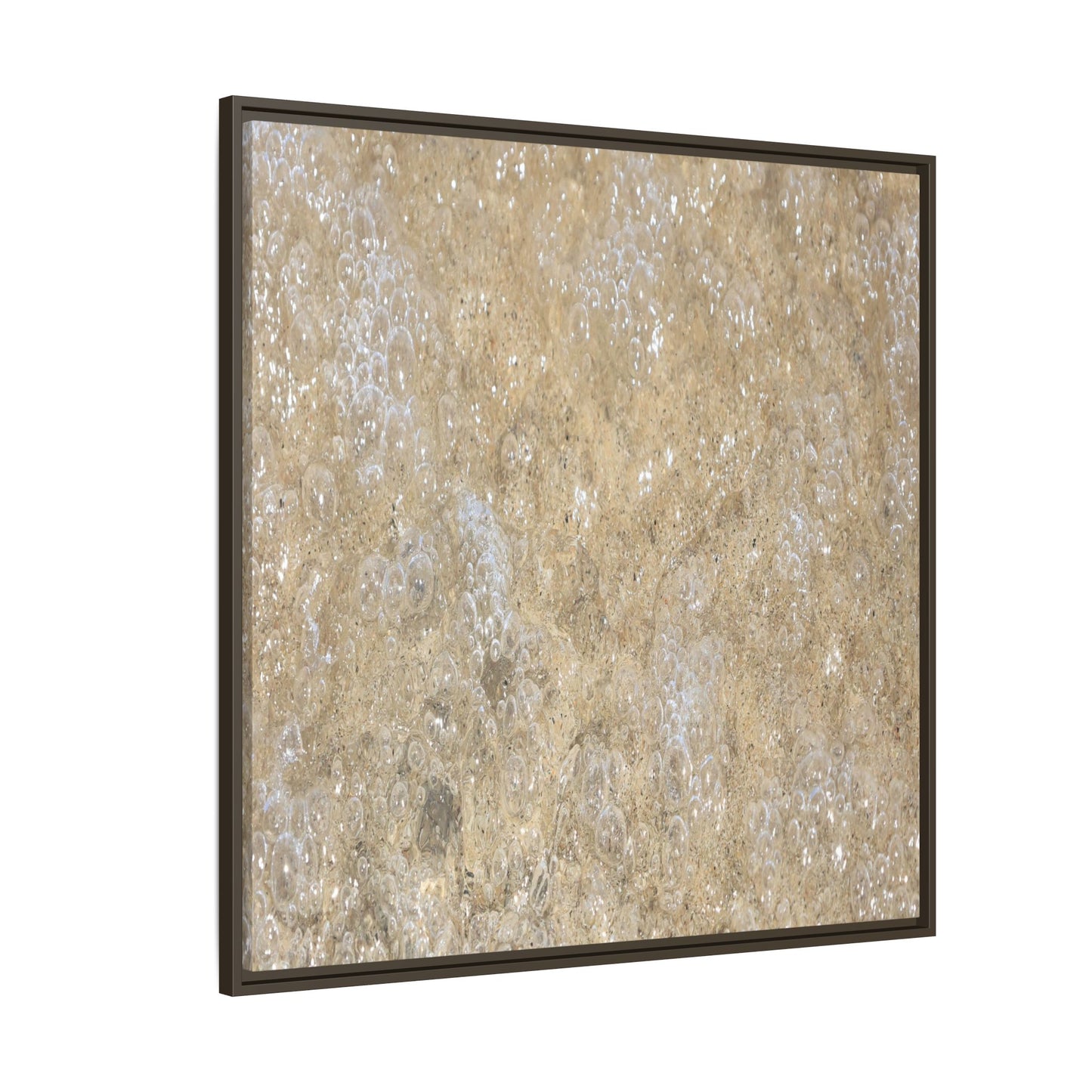 Bubbling Sand - Unique Stretched Canvas Wall Art