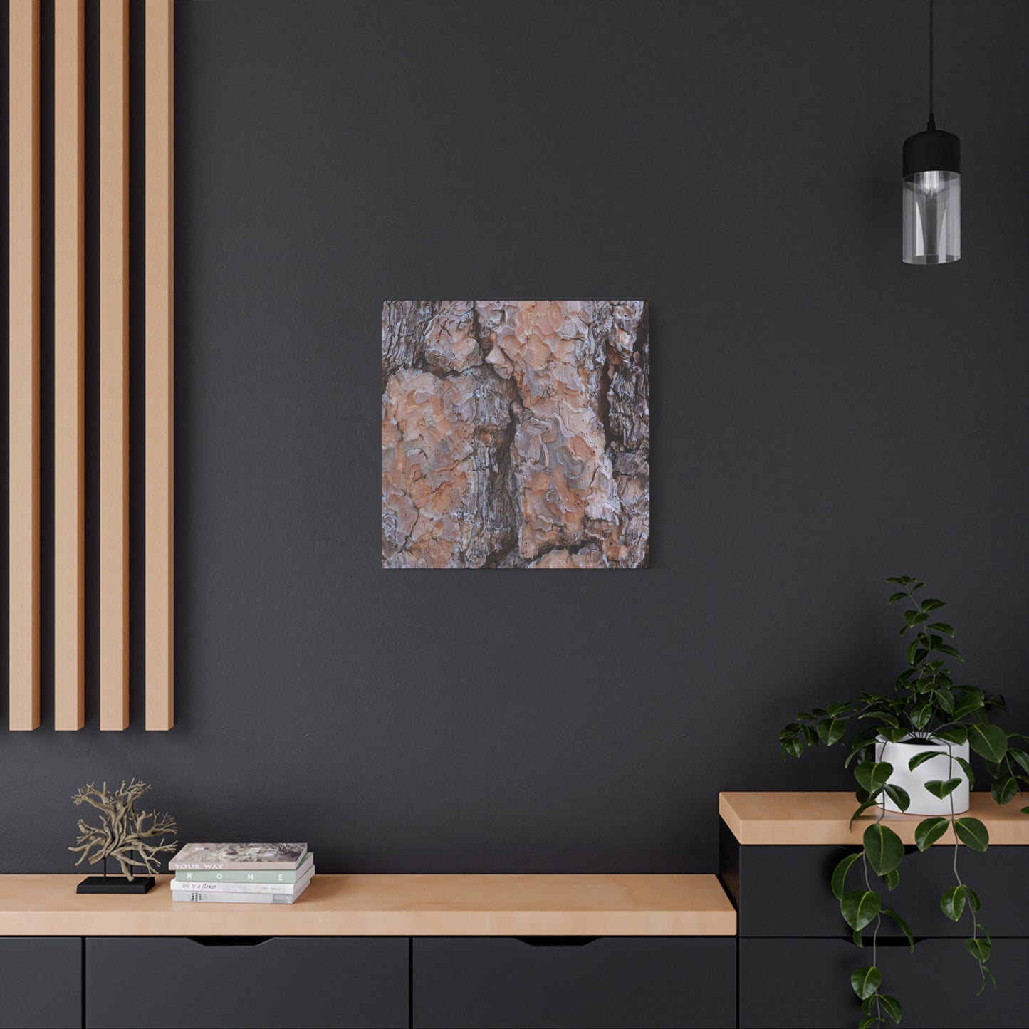 Arboreal Armor - Unique Frameless Canvas Wall Art