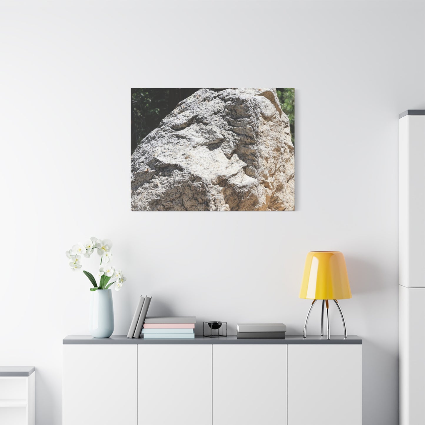 Stone of Solitude - Unique Frameless Canvas Wall Art