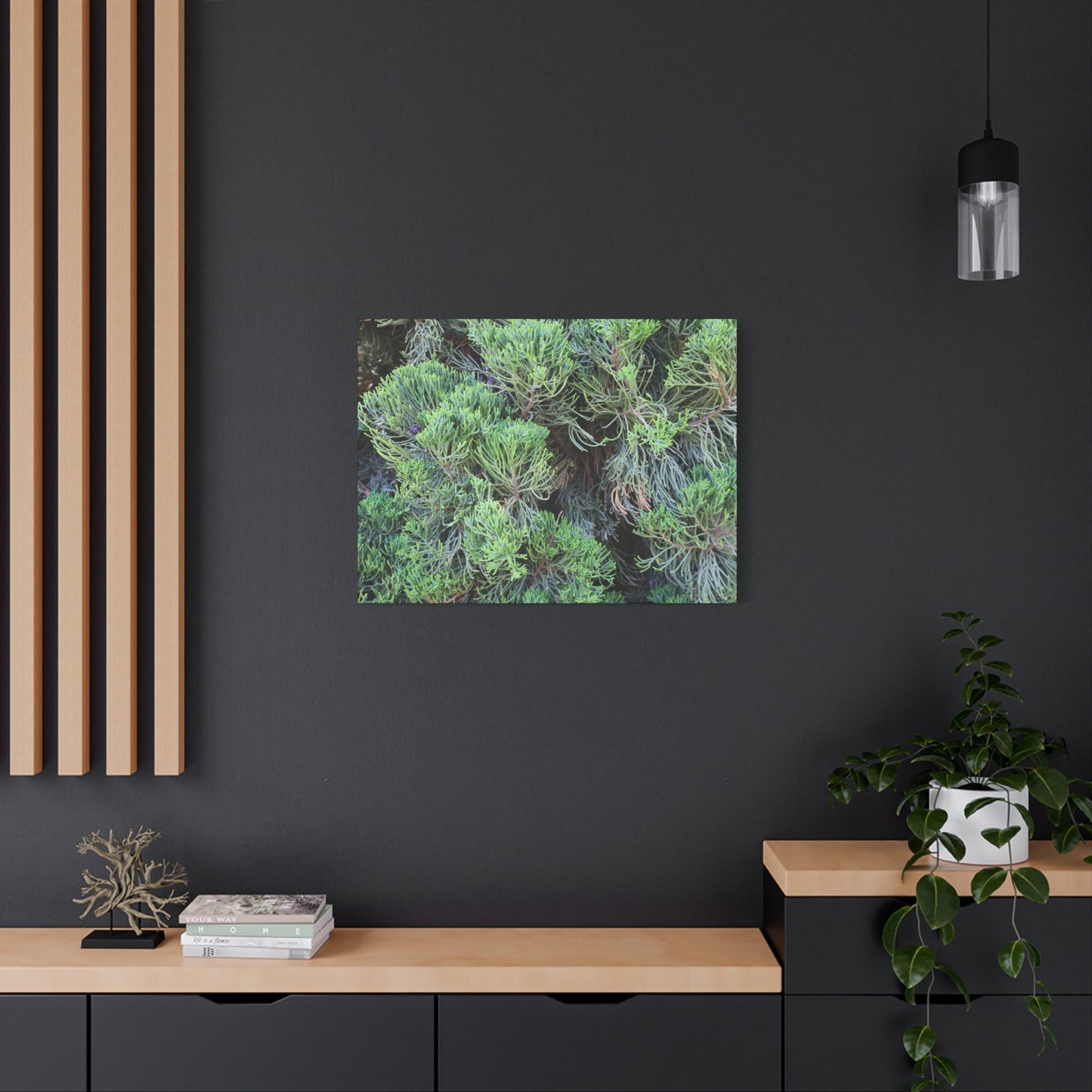 Green Labyrinth - Unique Frameless Canvas Wall Art