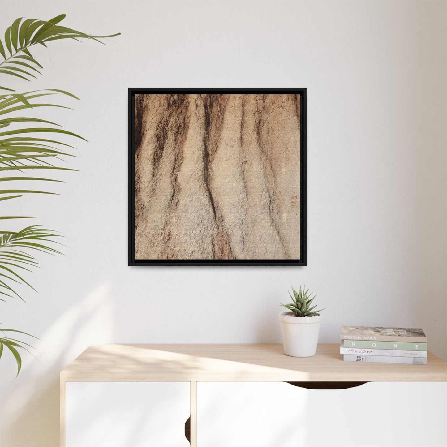 Eroded Canyon Walls - Unique Stretched Canvas Wall Art