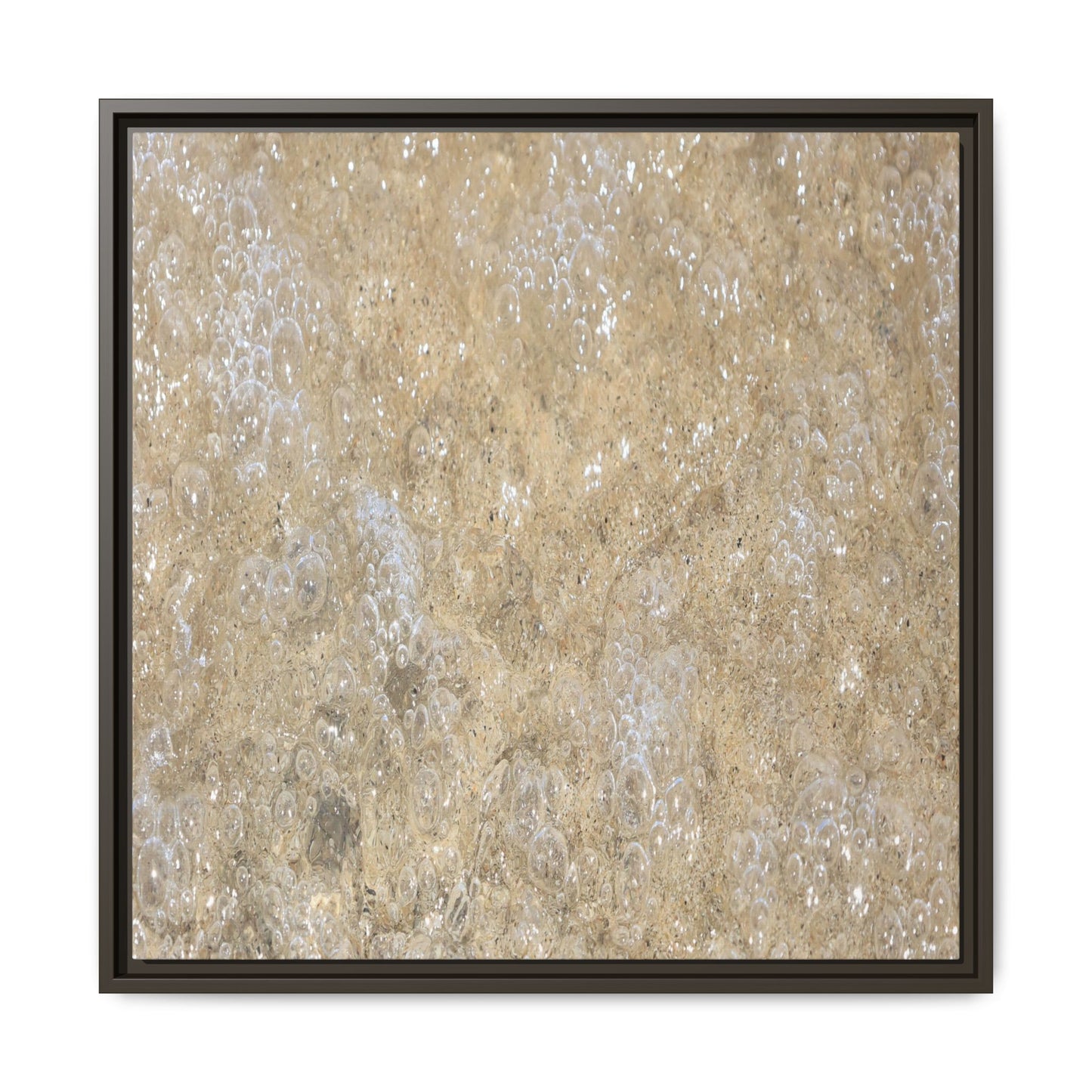 Bubbling Sand - Unique Stretched Canvas Wall Art