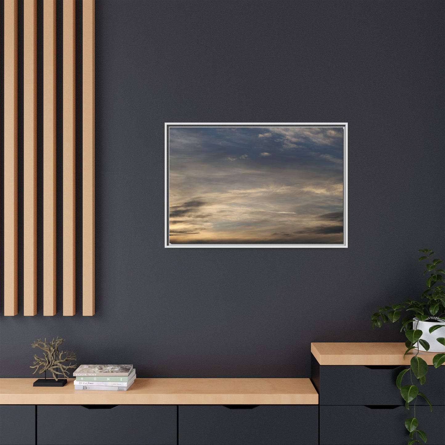 Clouded Thoughts - Unique Stretched Canvas Wall Art