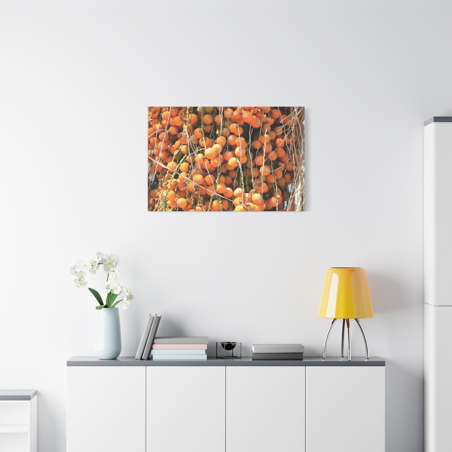 Orange Harvest - Unique Frameless Canvas Wall Art