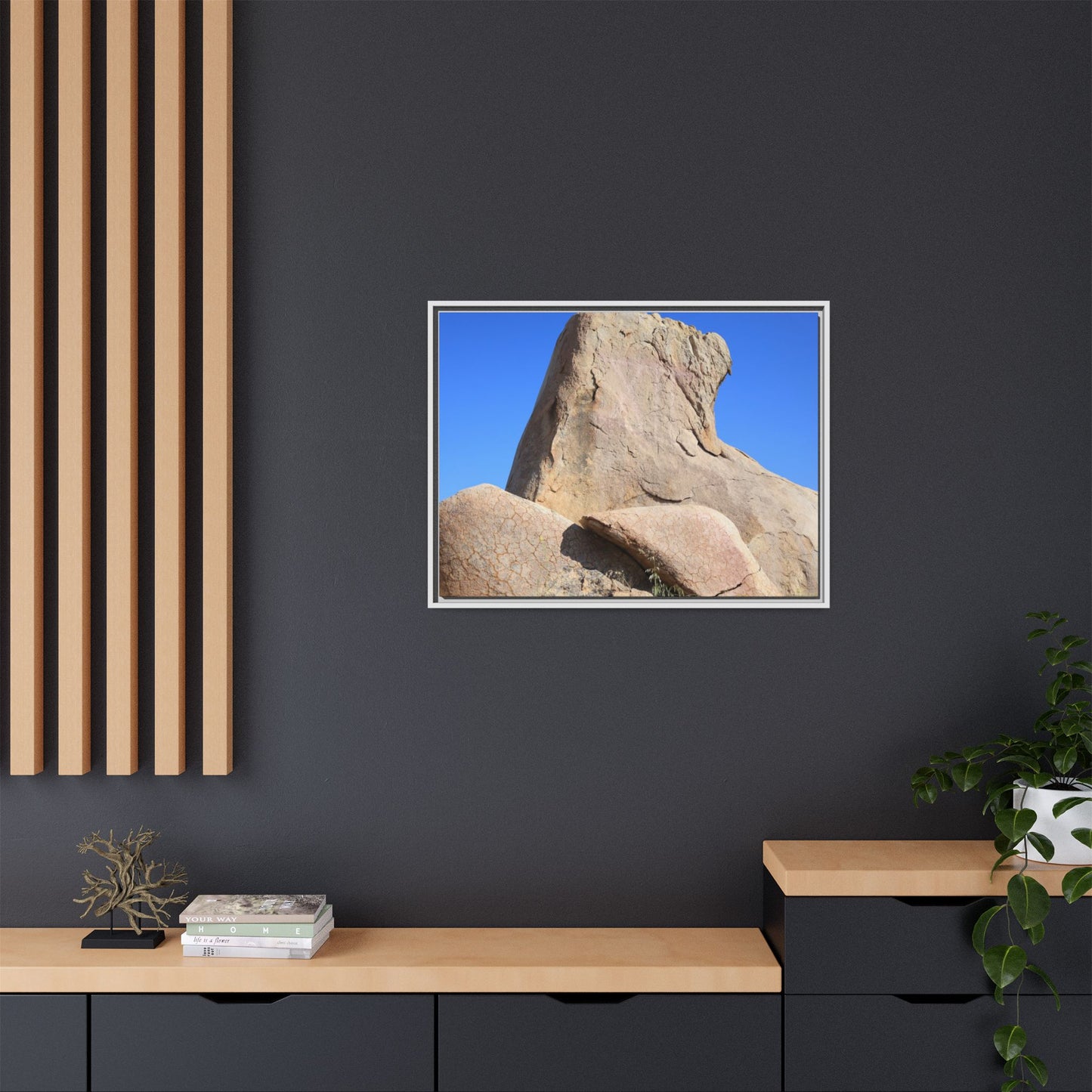 Rocky Sentinel - Unique Stretched Canvas Wall Art