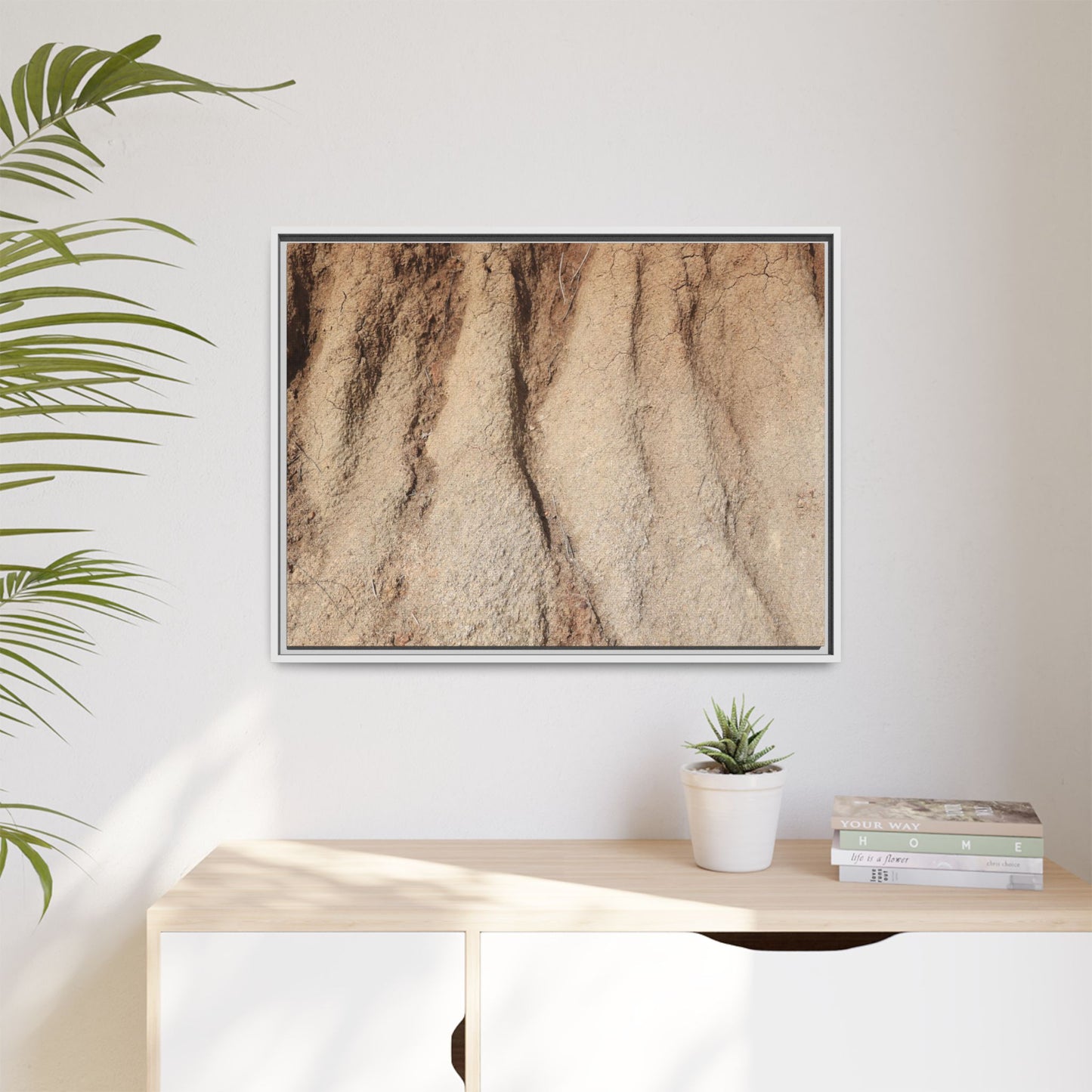 Eroded Canyon Walls - Unique Stretched Canvas Wall Art