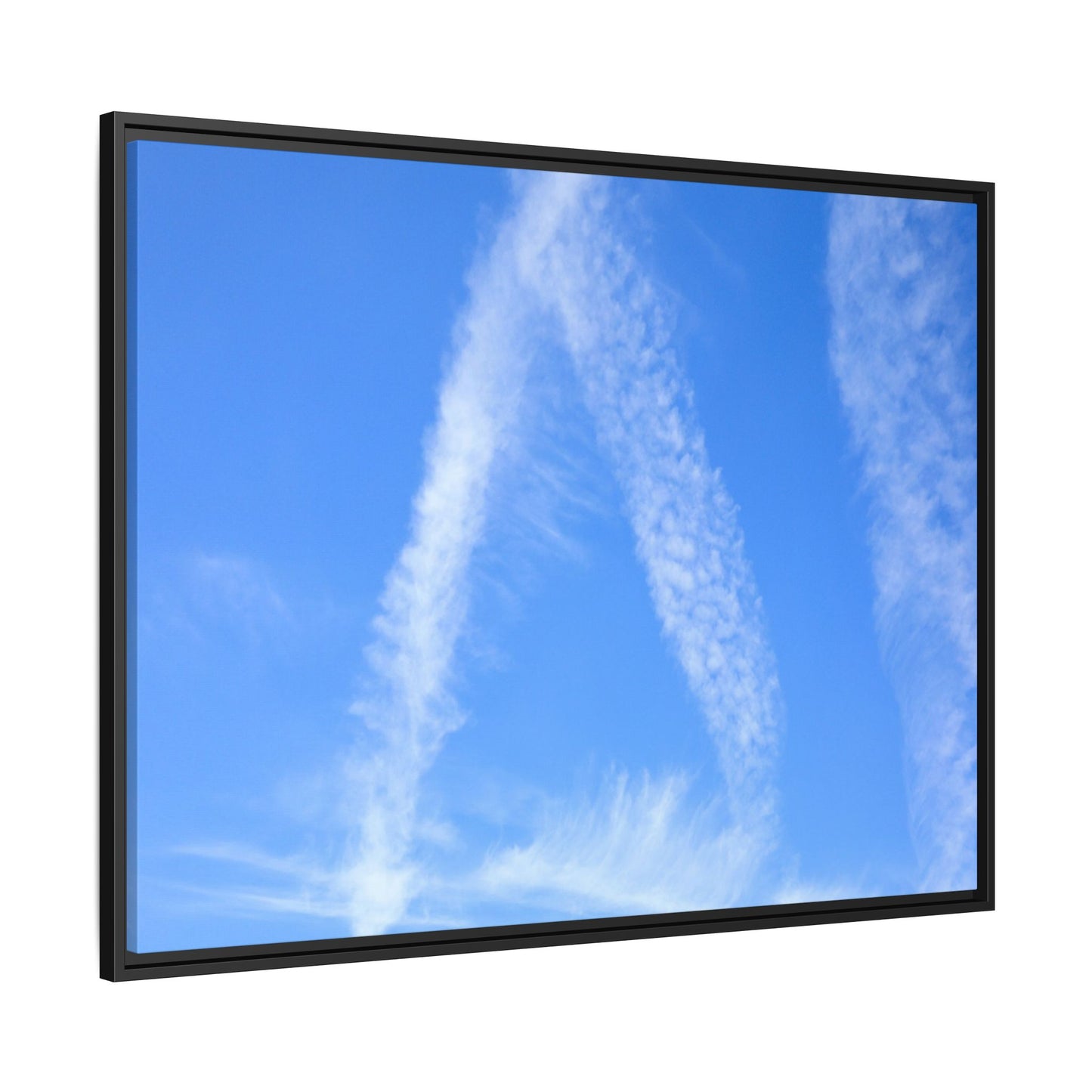 Skyward Whispers - Unique Stretched Canvas Wall Art