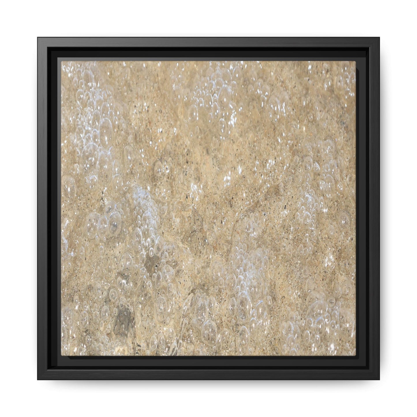 Bubbling Sand - Unique Stretched Canvas Wall Art