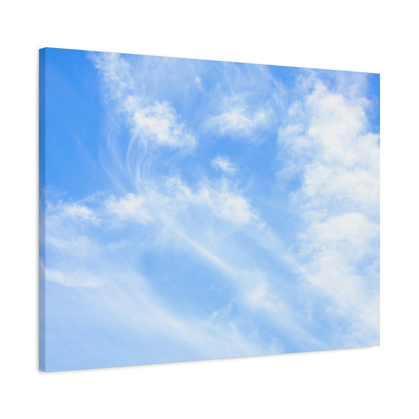 Whispers of Cerulean - Unique Frameless Canvas Wall Art