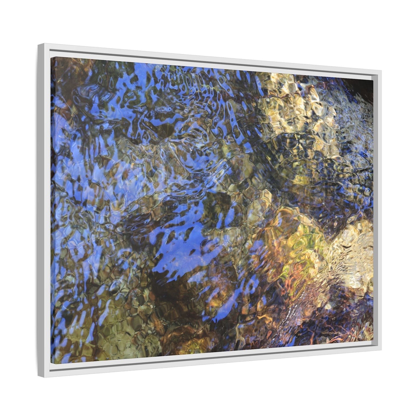 Aquatic Kaleidoscope - Unique Stretched Canvas Wall Art