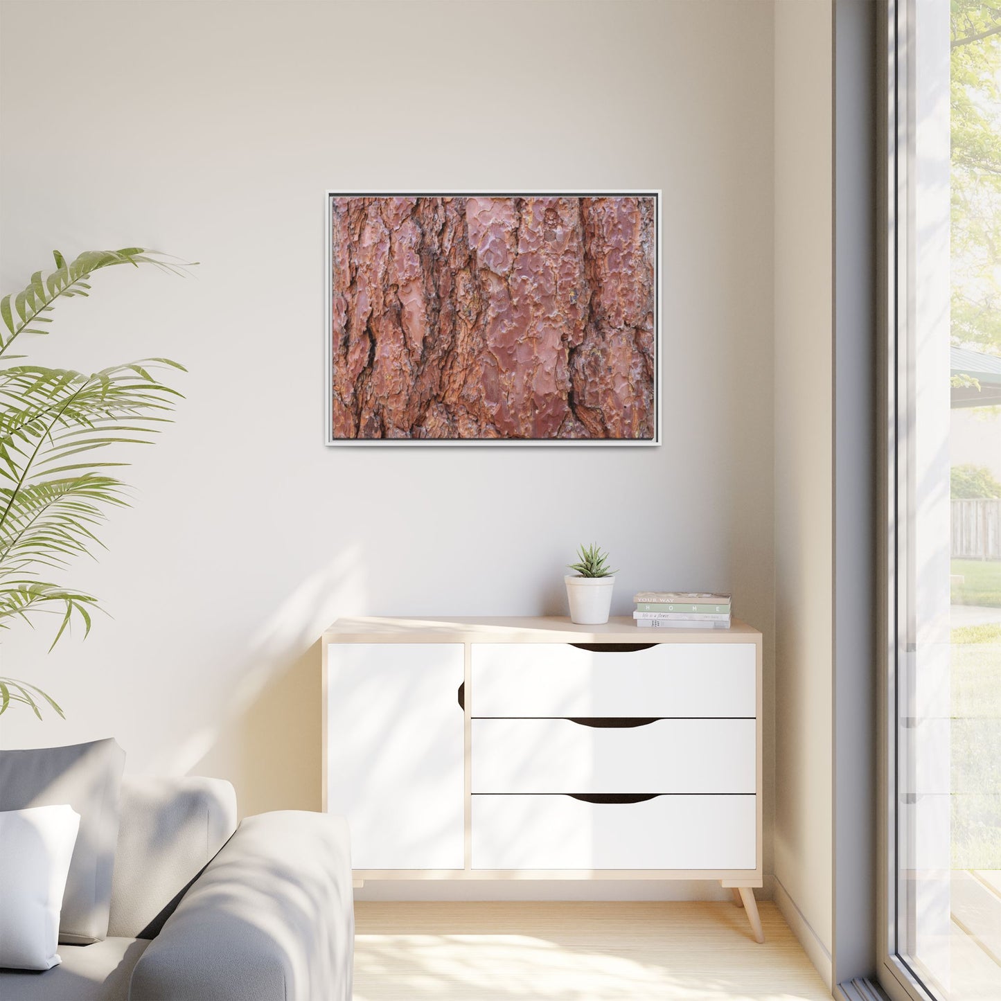 Russet Ridges - Unique Stretched Canvas Wall Art