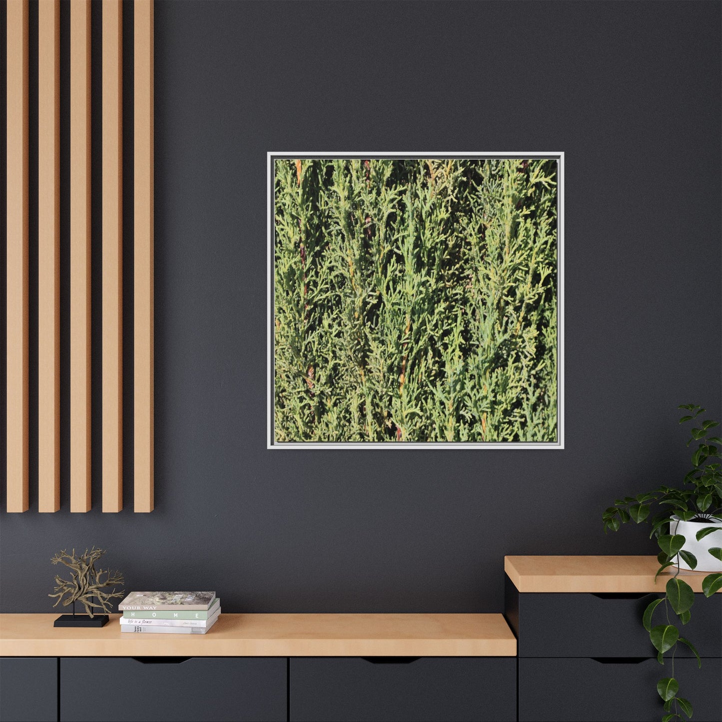 Emerald Labyrinth - Unique Stretched Canvas Wall Art - Art By Earth