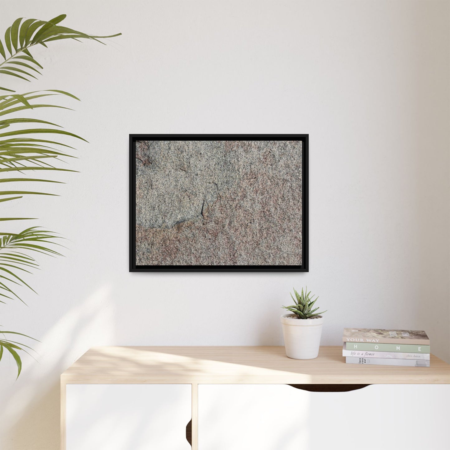 Fissured Stone - Unique Stretched Canvas Wall Art