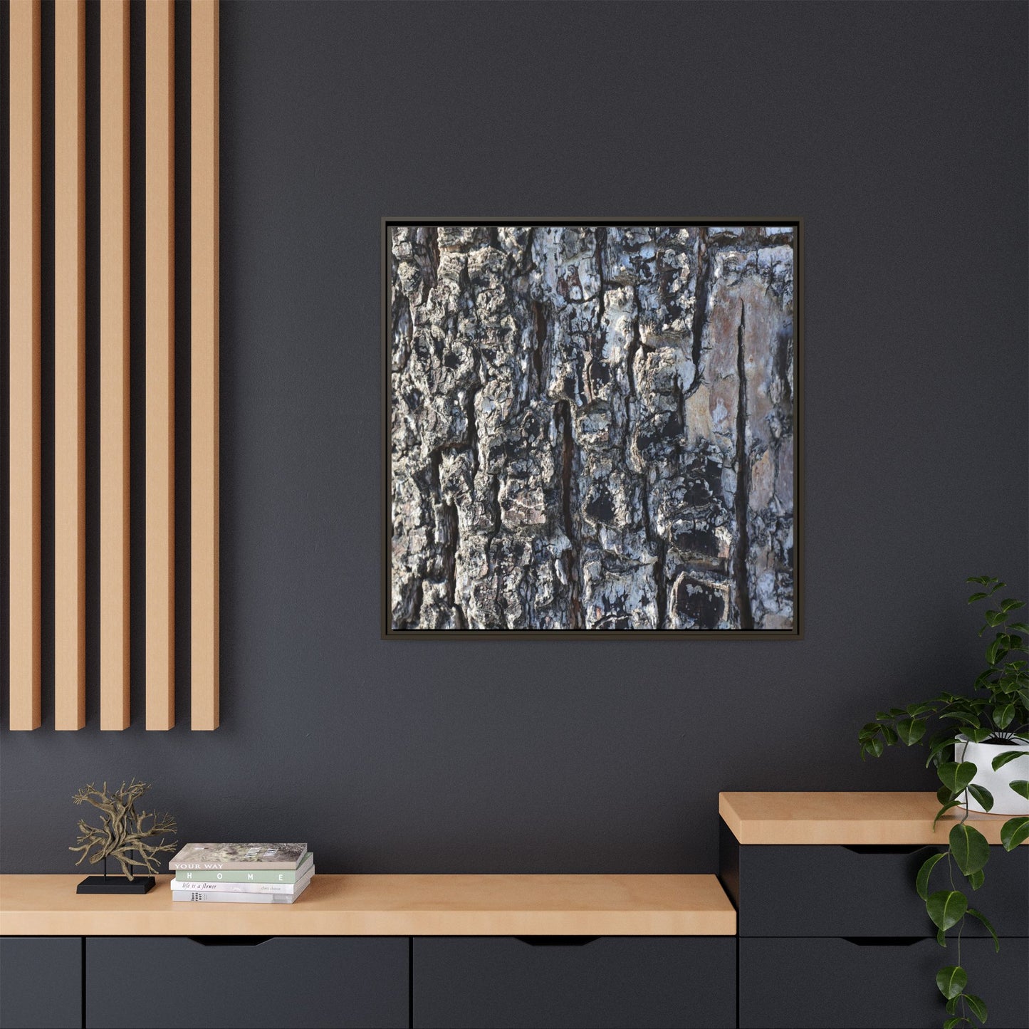 The Bark Chronicles - Unique Stretched Canvas Wall Art