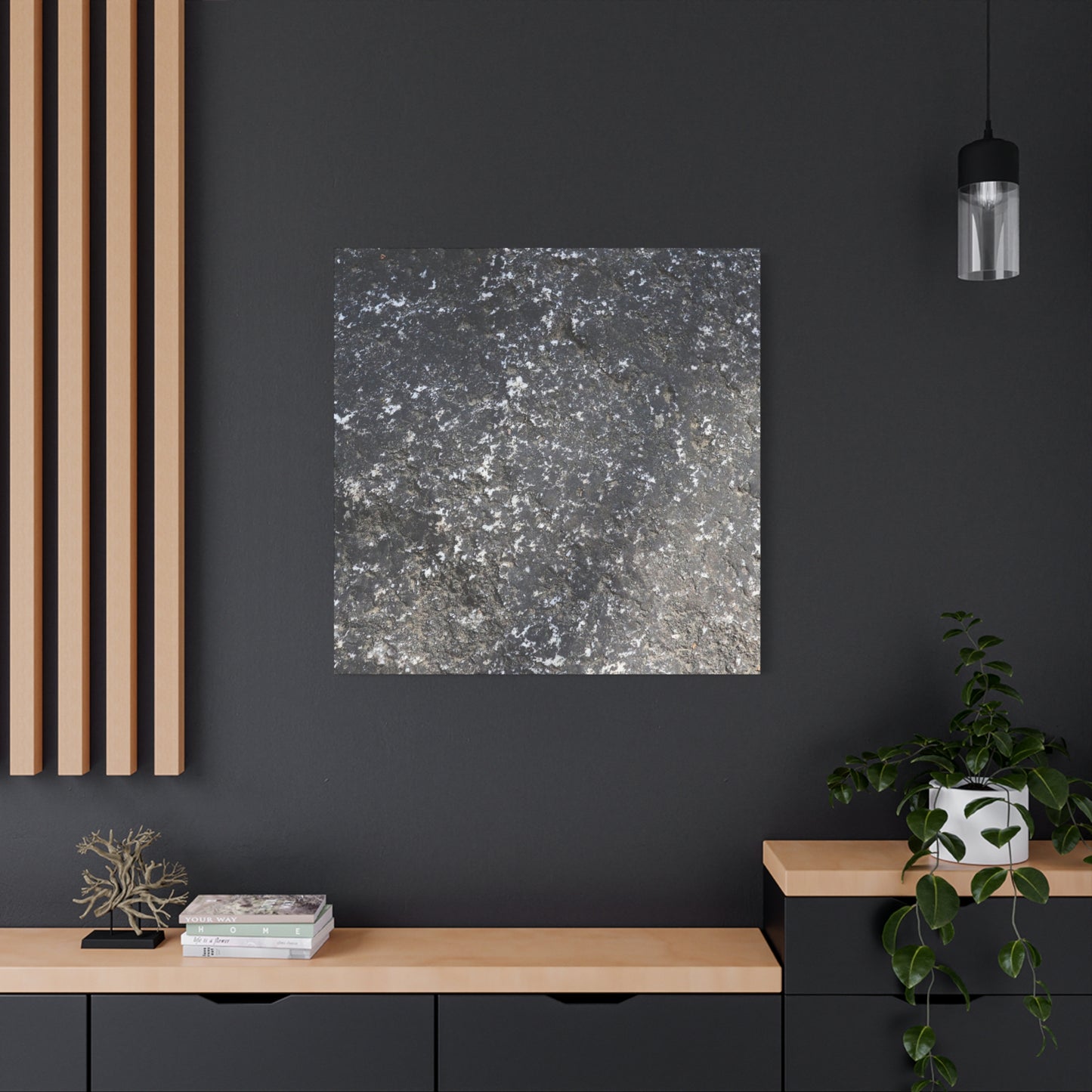 Cosmic Dust Fragments - Unique Frameless Canvas Wall Art