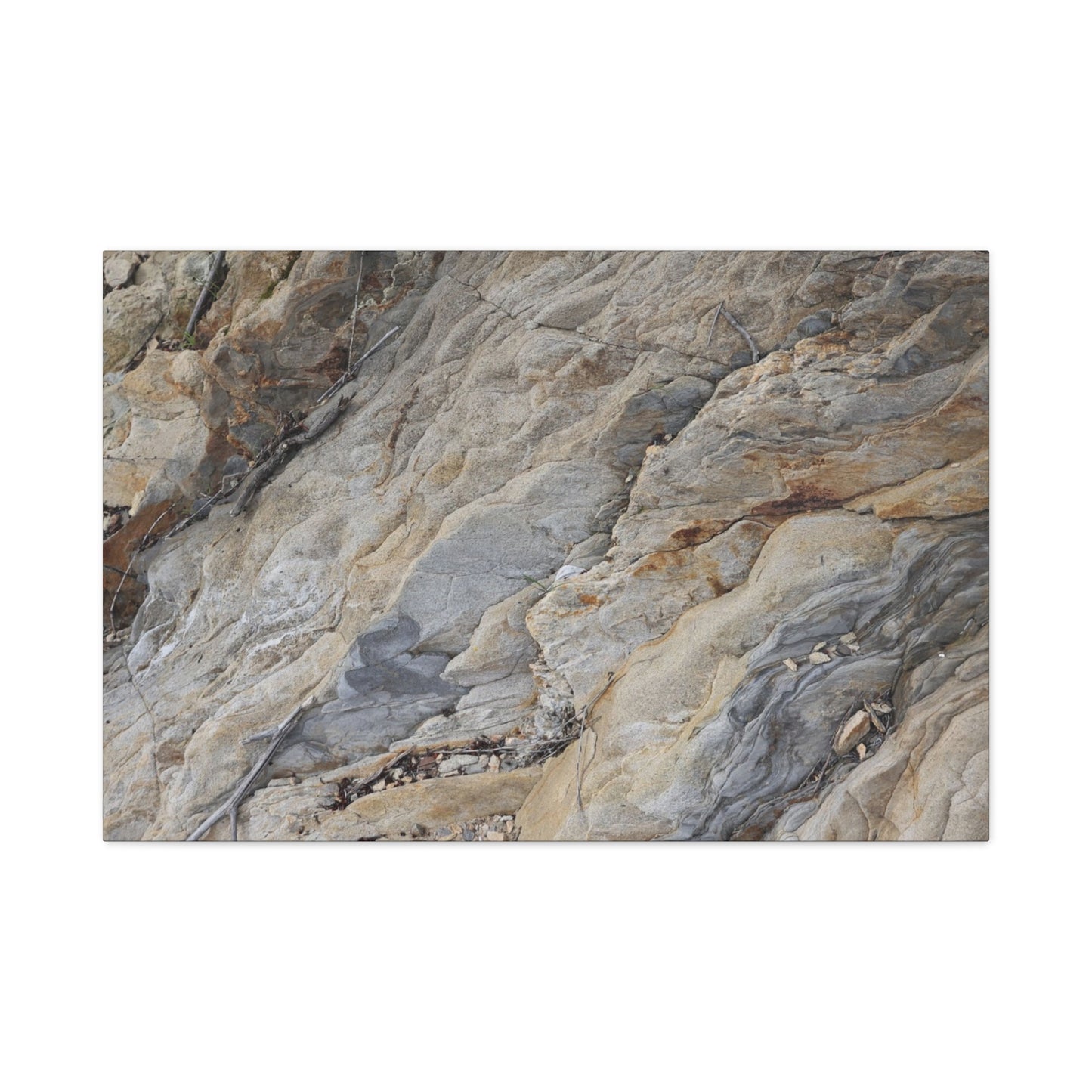 Stone Memory - Unique Frameless Canvas Wall Art