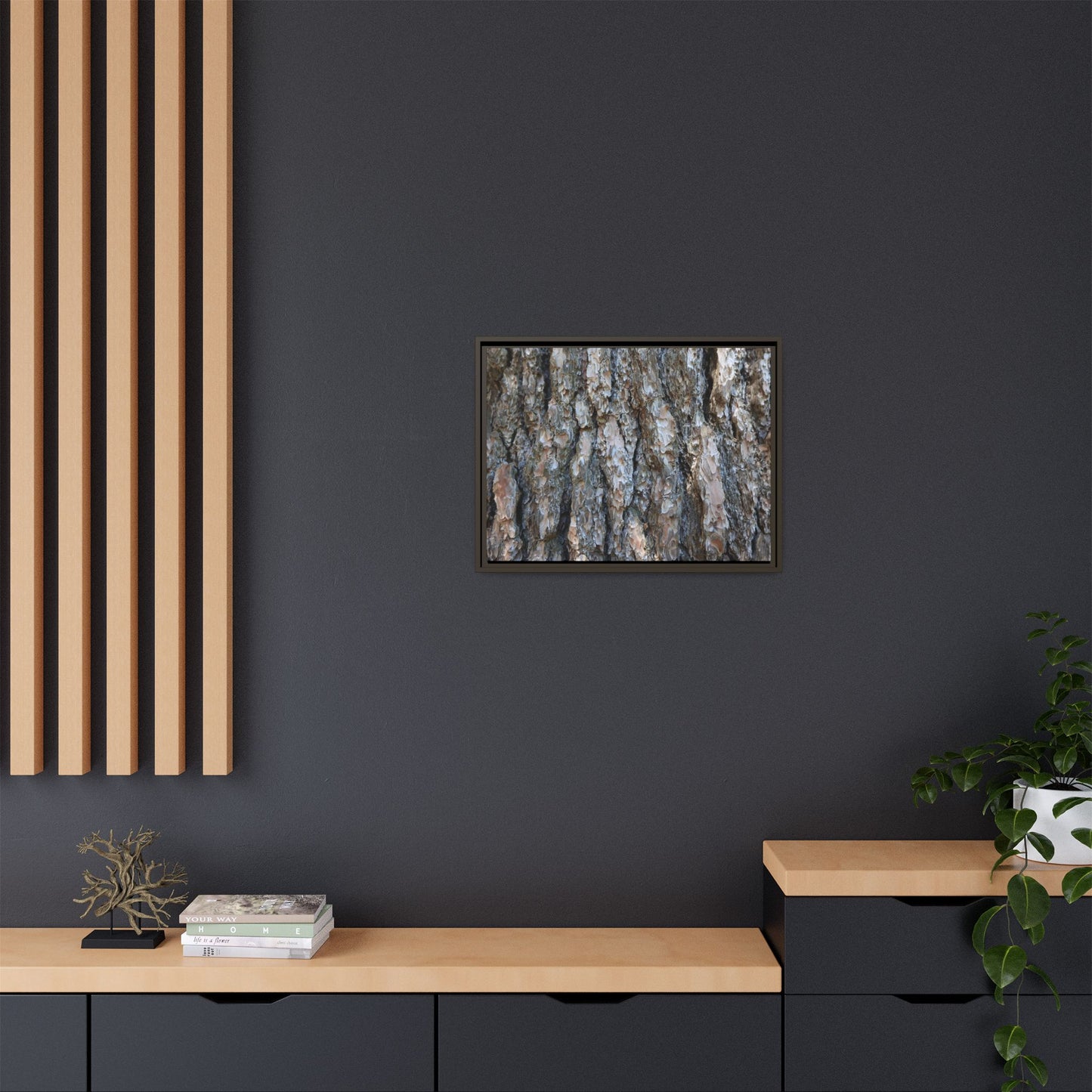 Bark Whispers - Unique Stretched Canvas Wall Art