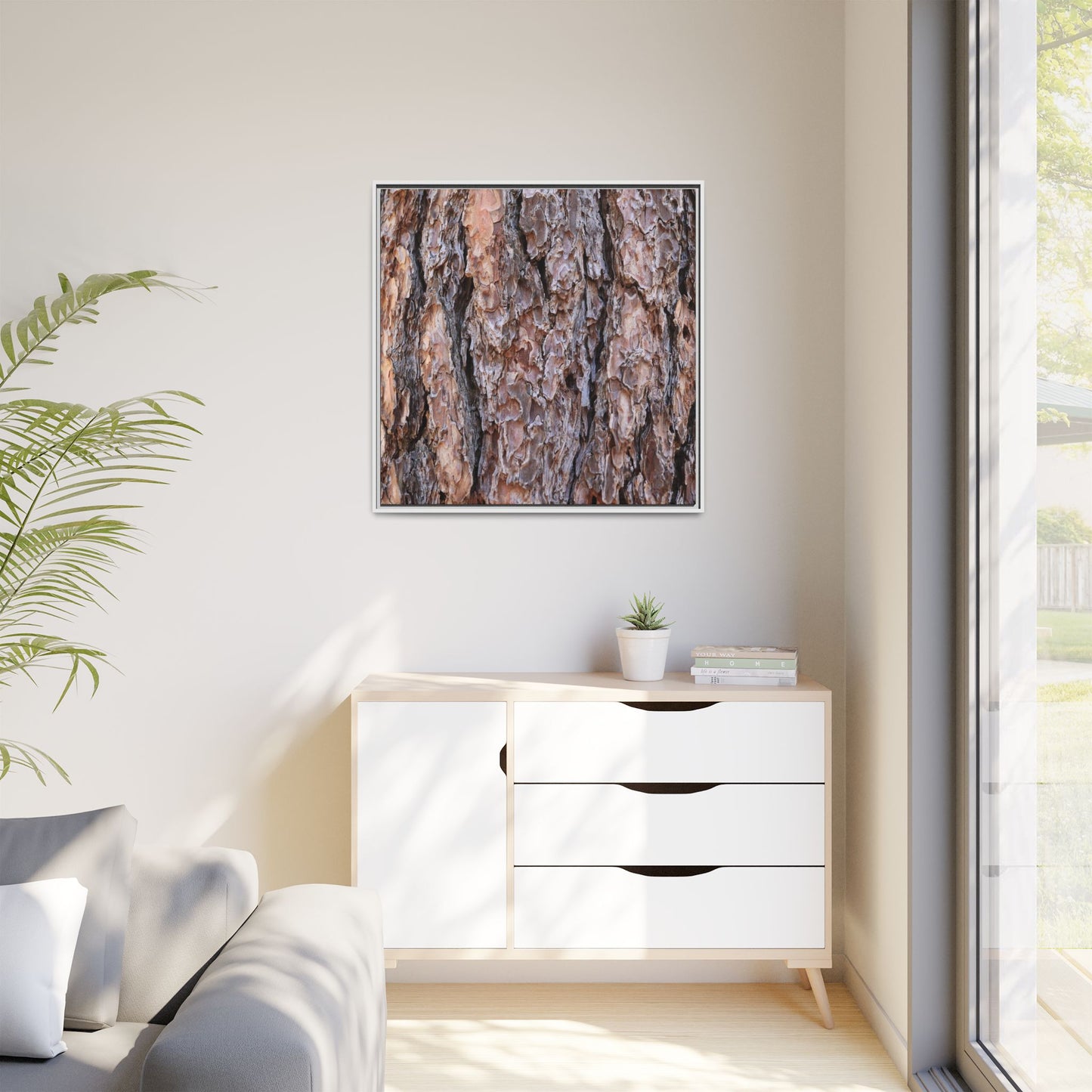 Layered Textures - Unique Stretched Canvas Wall Art