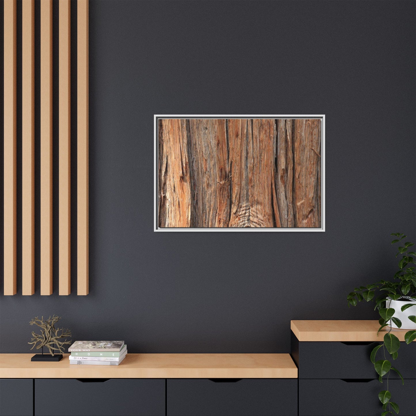 Echoes of Timber - Unique Stretched Canvas Wall Art