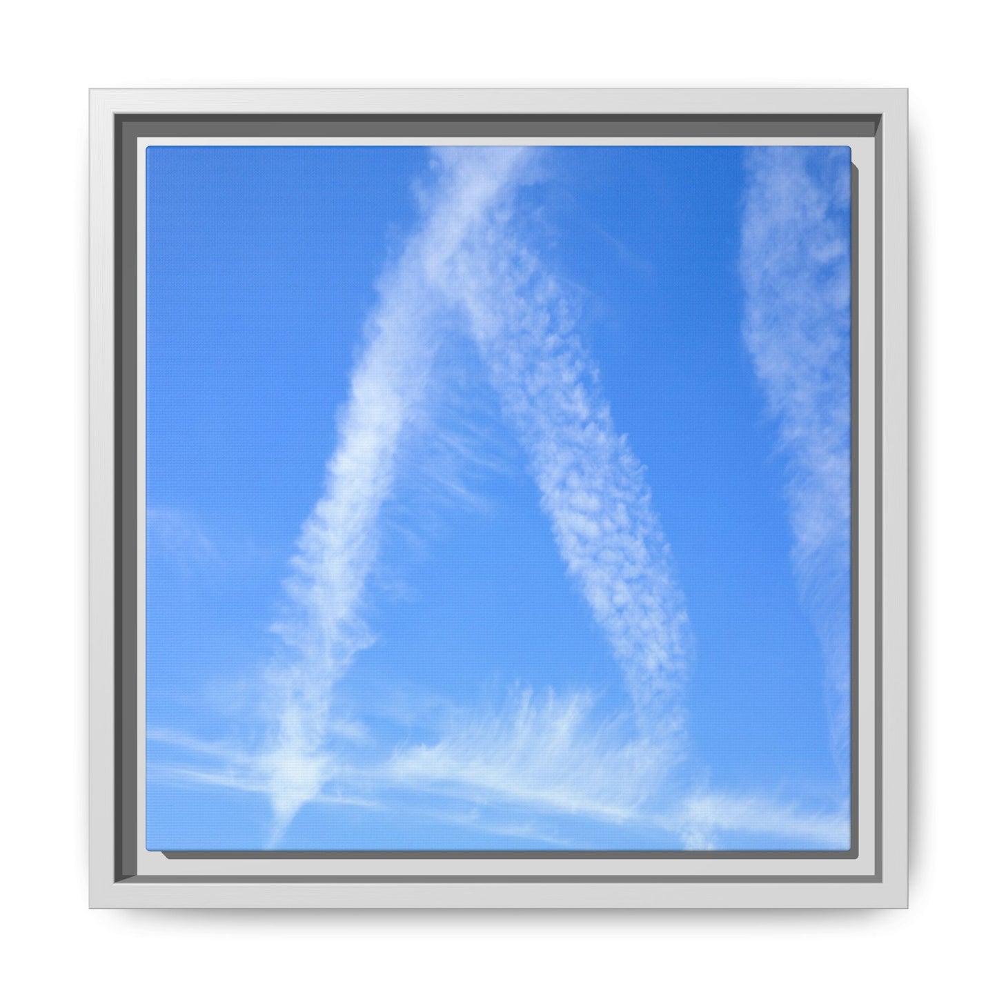 Skyward Whispers - Unique Stretched Canvas Wall Art