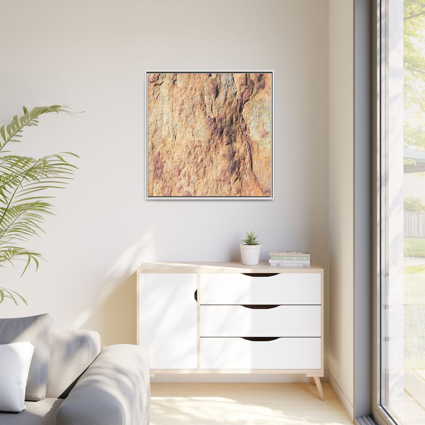 Fractal Stone - Unique Stretched Canvas Wall Art