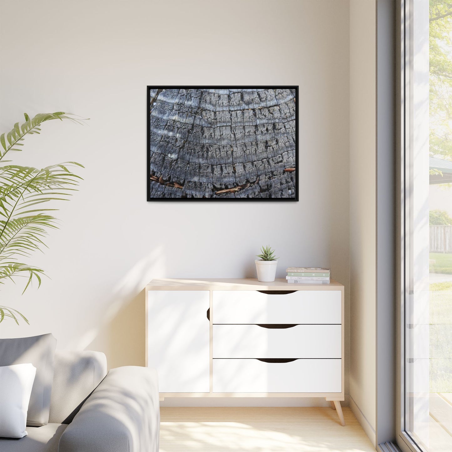 Charred Memories - Unique Stretched Canvas Wall Art