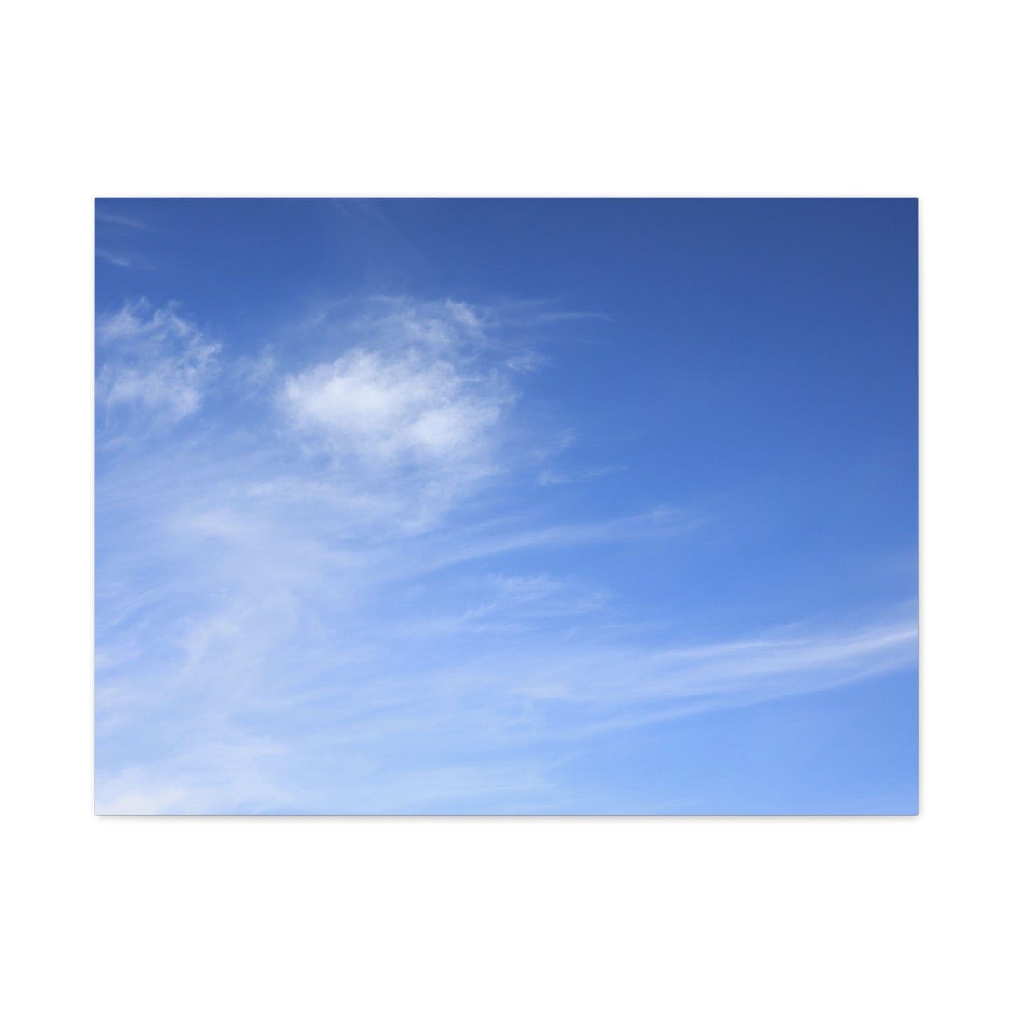 Blue Breath - Unique Frameless Canvas Wall Art