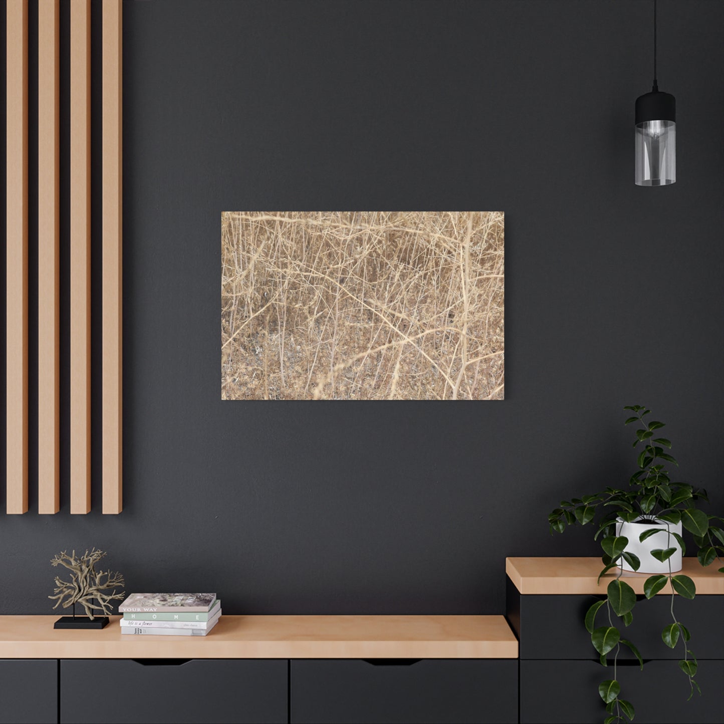 Dry Echoes - Unique Frameless Canvas Wall Art